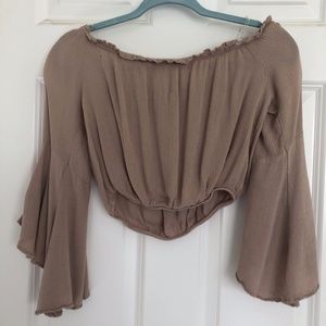 Embroidered Crop Top